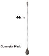 Stainless Teardrop Frosted Bar Spoon