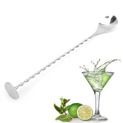 Threaded Bar Cocktail Wine Spoons