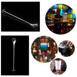 Threaded Bar Cocktail Wine Spoons