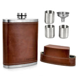 Leather Covered Hip Flask