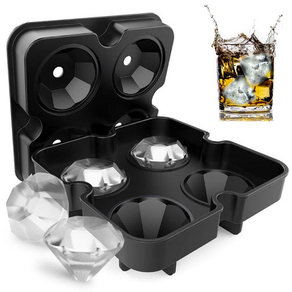 Diamond Shape 3D Ice Cube Mold