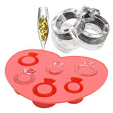 Diamond Love Ring Ice Mold